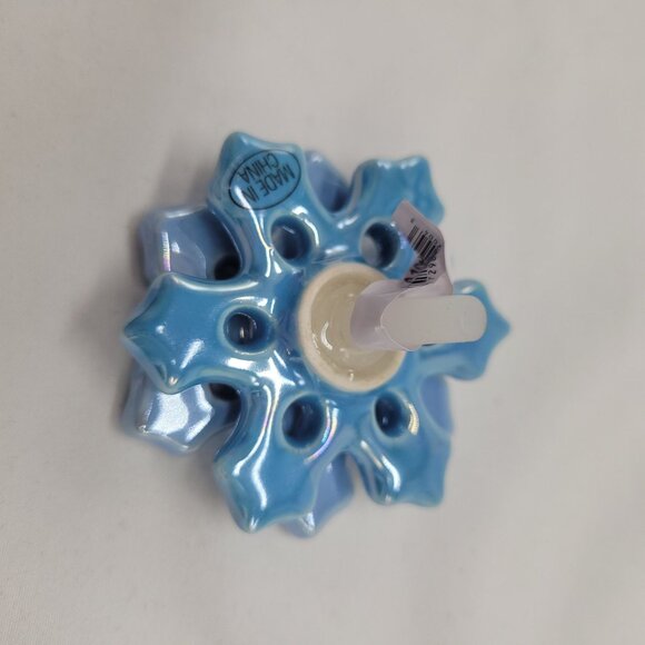 Nora Fleming "No Two Alike!" Mini Snowflake A106 Decoration Blue Ceramic Accent - Picture 6 of 9